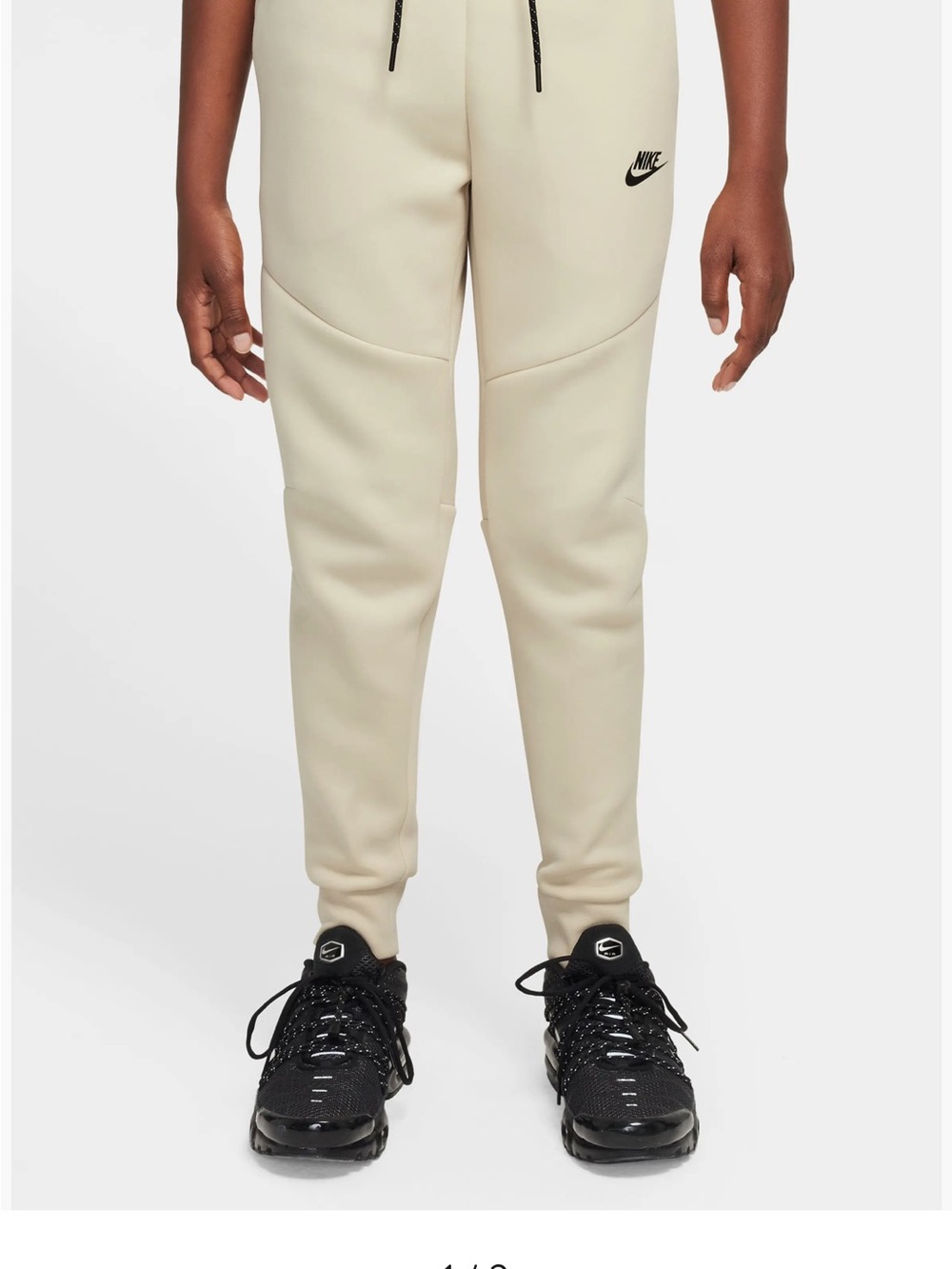 Nike Kids' Sportswear Tech Fleece Joggers Light Khaki/Black